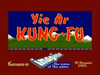 une photo d'Ã©cran de Yie Ar Kung Fu sur Amstrad CPC